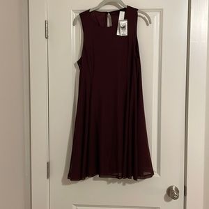 Deep Purple Flowy Dress. NWT
